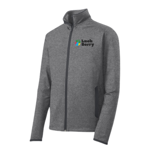 Luck-Berry Mens Athletic Zip Up