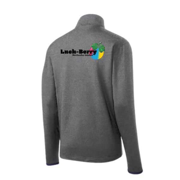 Luck-Berry Mens Athletic Zip Up (Double Print)