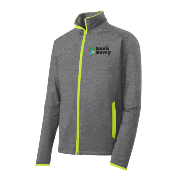 Luck-Berry Mens Athletic Zip Up