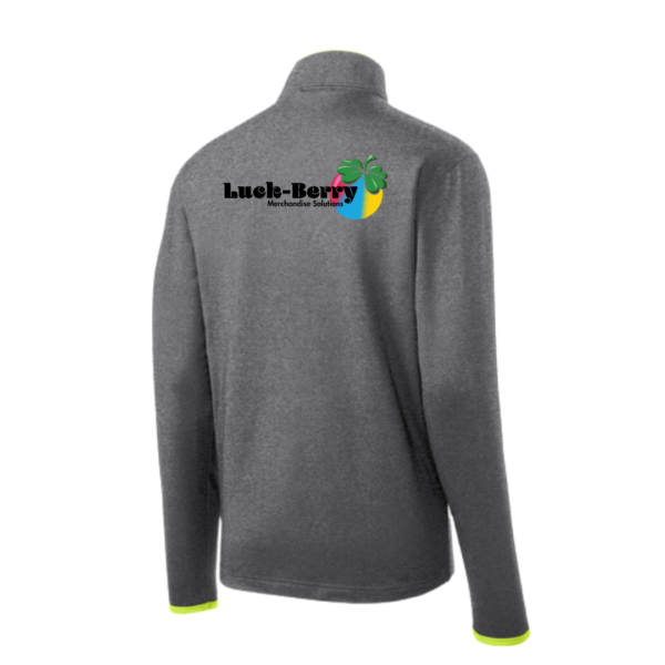 Luck-Berry Mens Athletic Zip Up (Double Print)