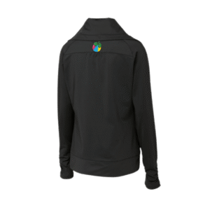 Luck-Berry Women's Athletic Zip Up (Double Print)