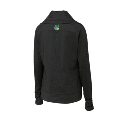 Luck-Berry Women's Athletic Zip Up (Double Print)