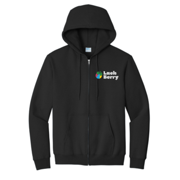 Luck-Berry Zip-Up  Hoodie