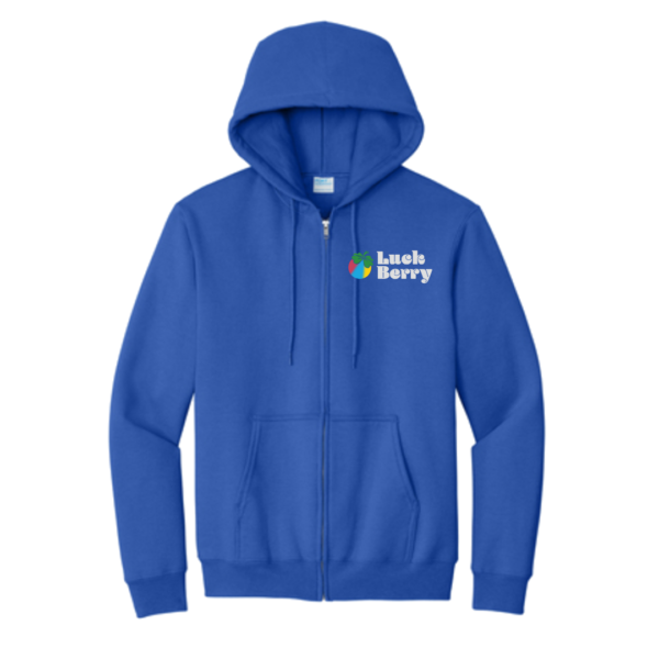 Luck-Berry Zip-Up  Hoodie