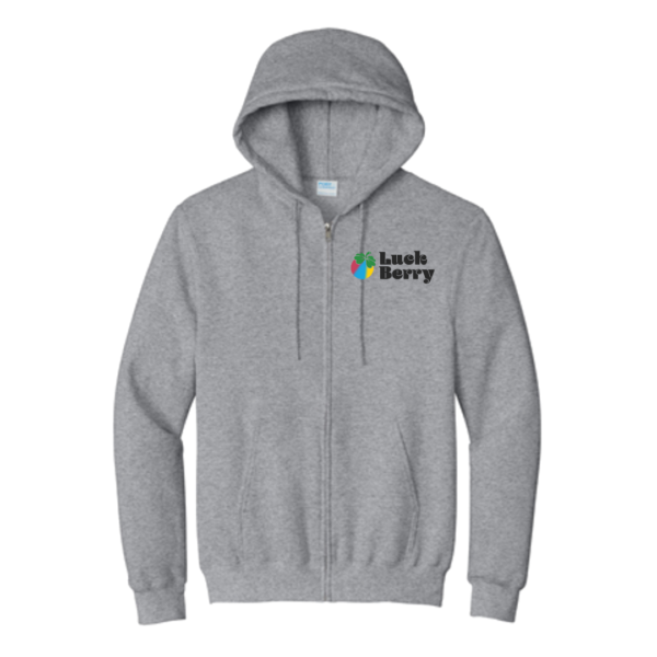 Luck-Berry Zip-Up  Hoodie