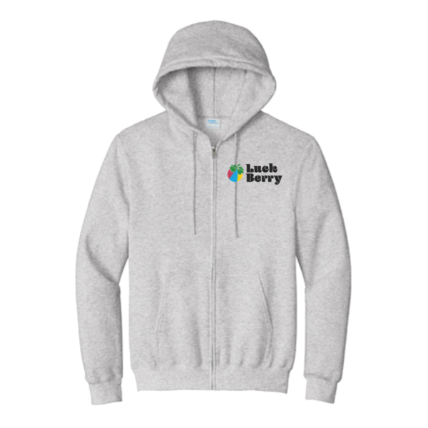 Luck-Berry Zip-Up  Hoodie
